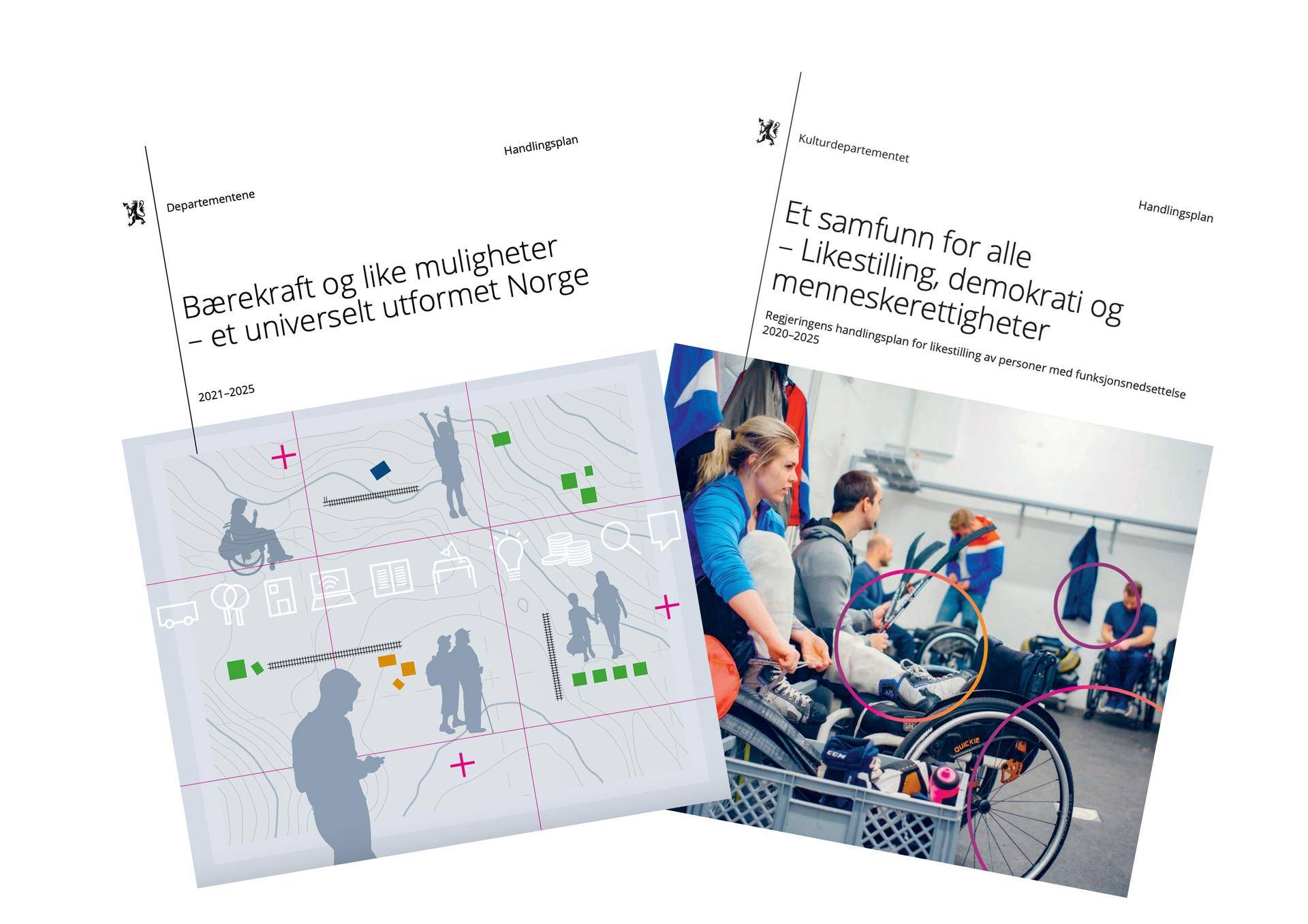 Illustrasjonsfoto: forsider handlingsplanene